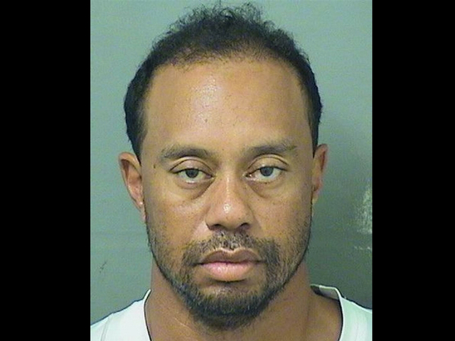 Tiger Woods mug shot following May 2017 DUI arrest. Jupiter police