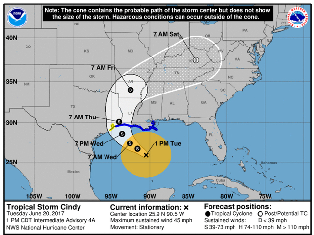 Cindy slams Florida Panhandle with heavy rain Cindy slams Florida Panhandle with heavy rain