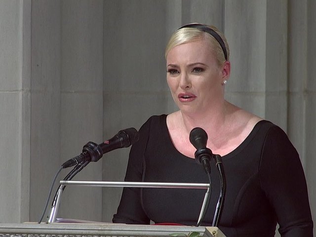 Meghan McCain makes emotional return to 'The View' following father's death